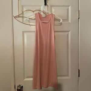 💚Aritizia peach knit tank dress